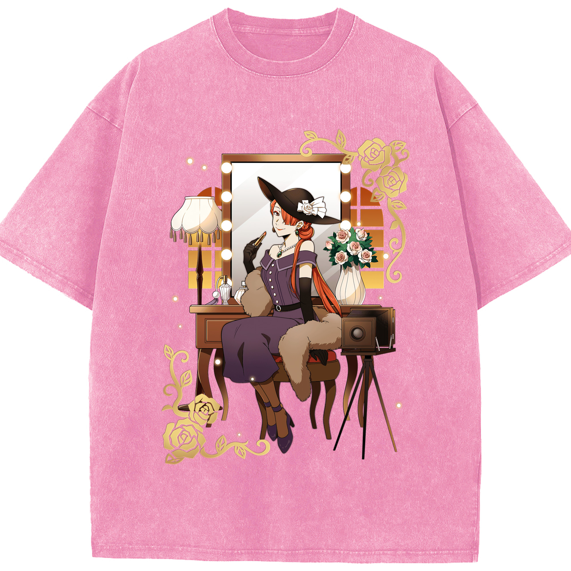 （画像用） 文豪ストレイドッグス Bungo Stray Dogs 綿100% ヴィンテージ風 半袖Tシャツ（フロントプリント）